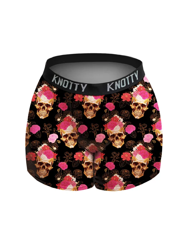 high-quality women's pajama setsAiraModal™ Blooming Bones Boxer