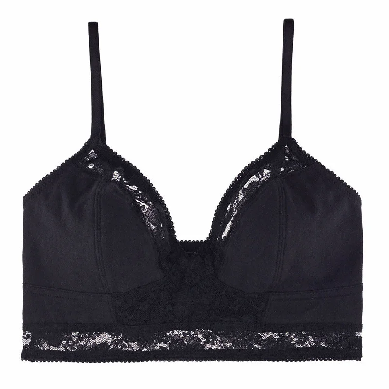 lace-trimmed convertible bra for special eventsMon Nuit Longline Bralette