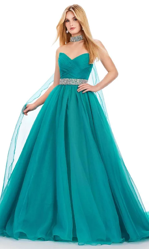 water-resistant fishing hatsAshley Lauren 11565 - Strapless Ballgown with Cape