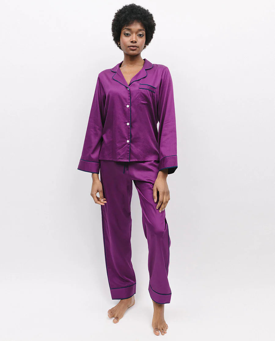 women's pajamas made from organic cottonFable and Eve Southbanks PJ Set