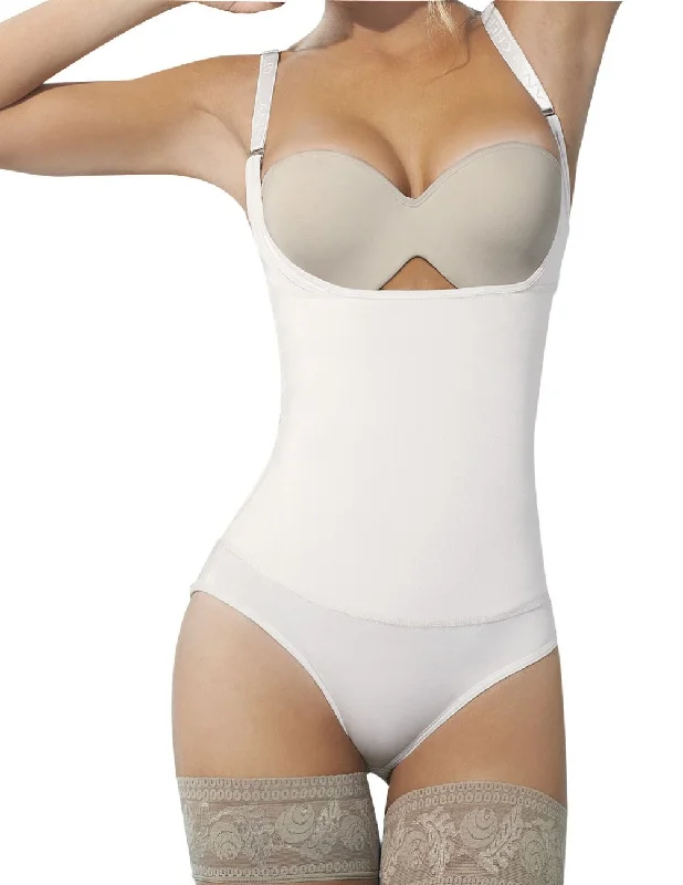 plus-size nursing bra with crossover strapsAnn Chery 4012-1 Latex Body Bikini Color Beige