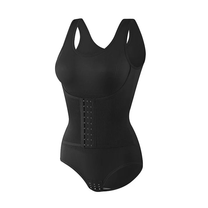 seamless underwire braSeamless Bodysuit With Adjustable Pressure Girdle