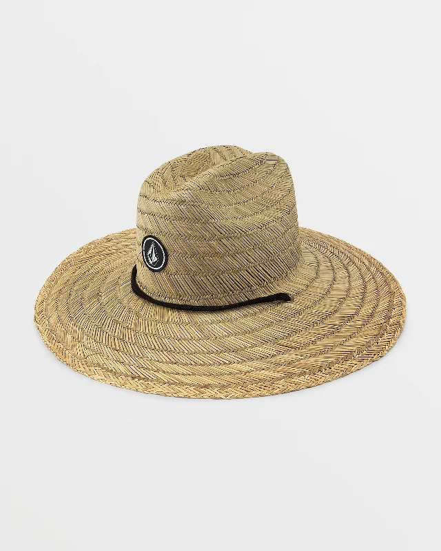 stylish newsboy caps with leather patchesQuarter Straw Hat - Natural