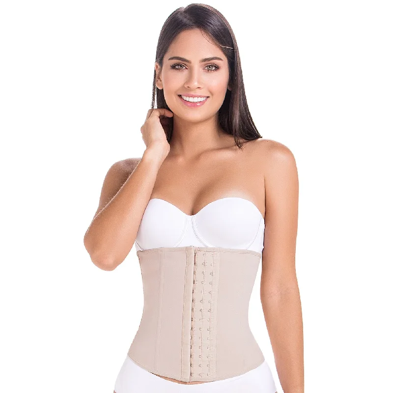 molded cup bra for shape retentionFajas MariaE 9490 Colombian Waist Trainer