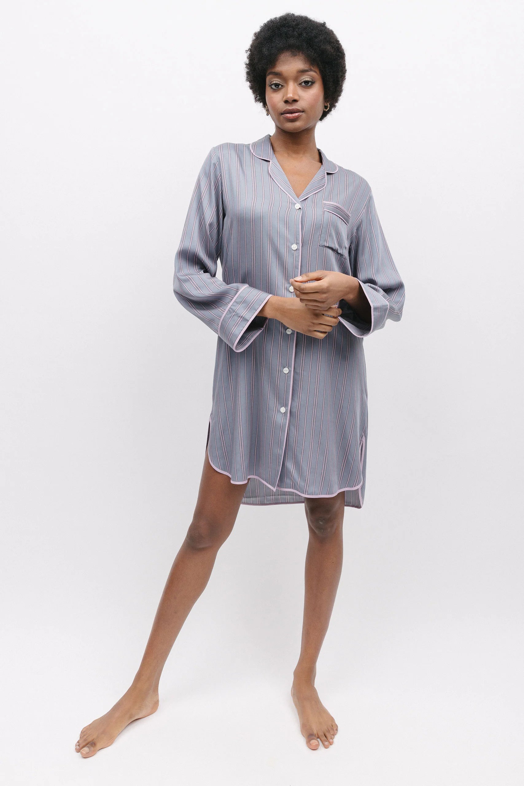 women's pajamas with a fitted designFable and Eve Highgate Nightshirt with Scrunchy