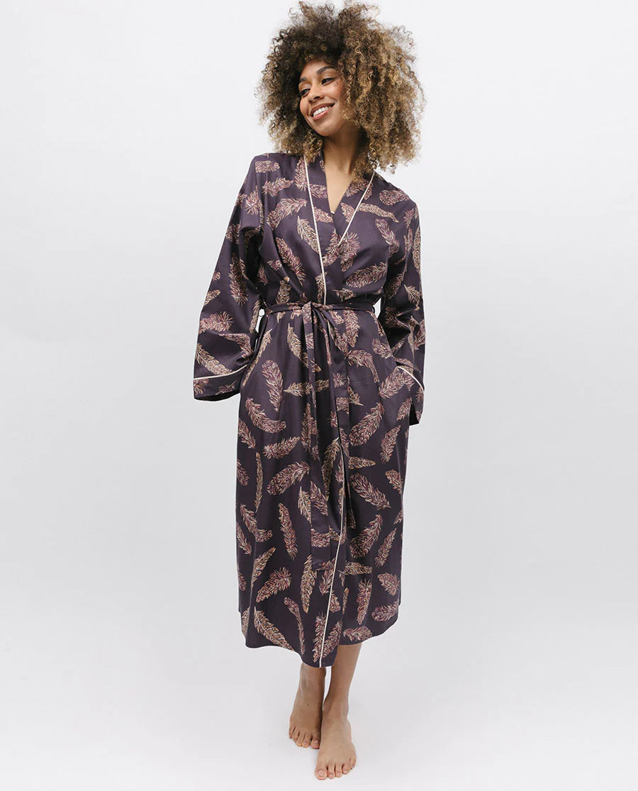 women's pajamas made from organic cottonCyberJammies Lana Wrap Robe