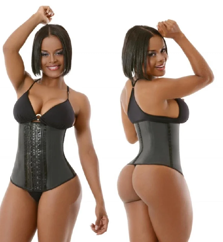 front-closure bra for easy dressingCLASSIC LATEX 2 HOOK WAIST TRAINER REF #1934-2