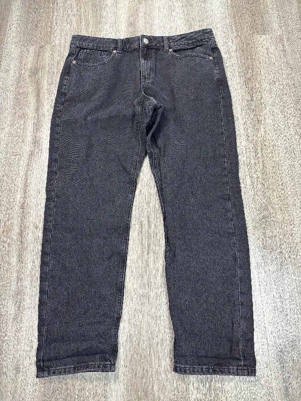 Women's Jodhpurs with Short LengthJeans Straight By Dynamite In Black Denim, Size: 8