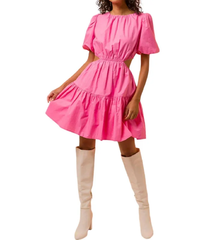 Women's Tiered DressesJenna Dress In Pink