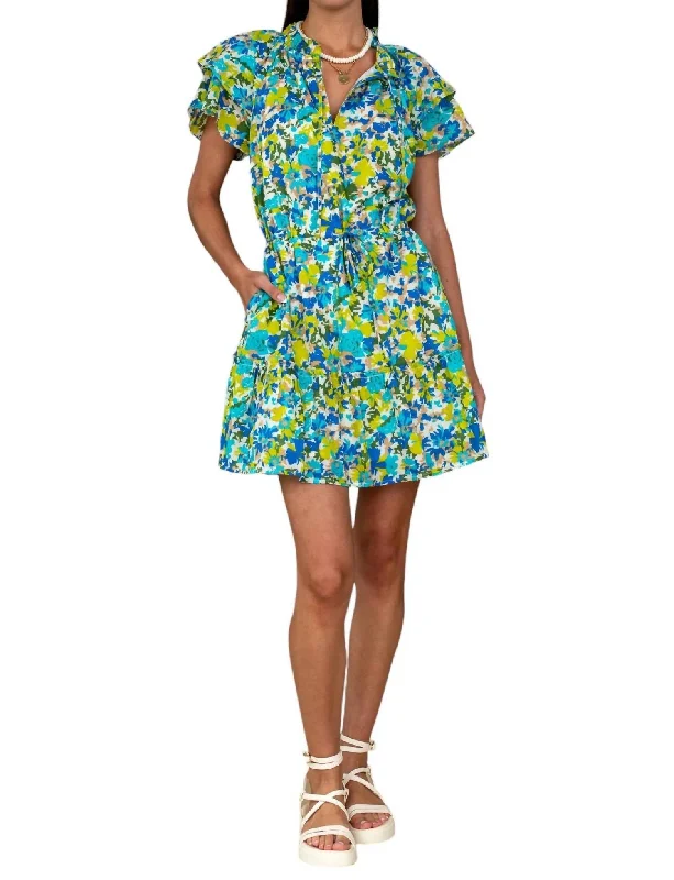 Women's Cold-Shoulder DressesTinsley Dress In Hidden Paradise